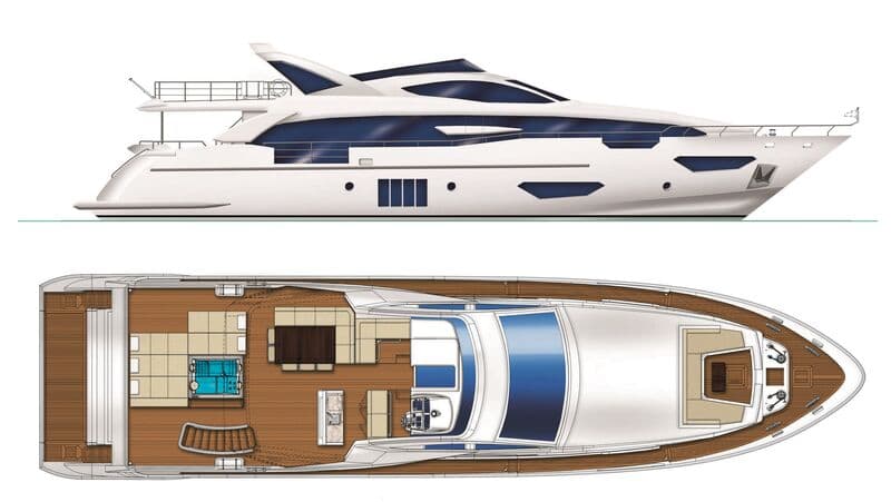 Motor Yacht Azimut Grande 30/31