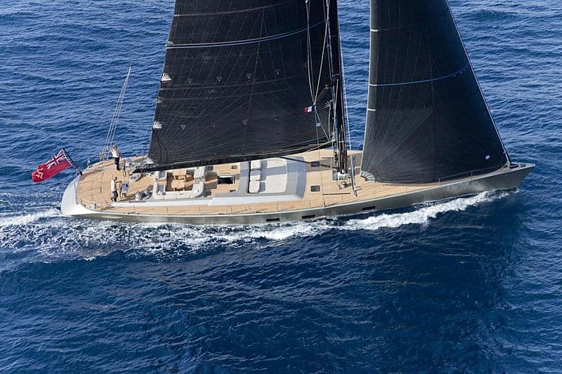 Sailing Yacht Running on Faith